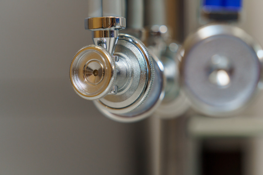 Stethoscopes hanging