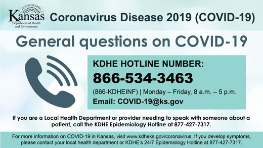 kdhe-hotline COVID-19 Image