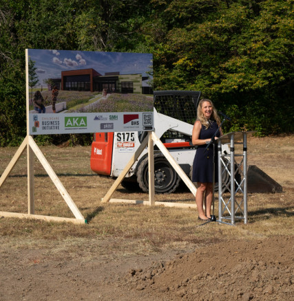  Groundbreaking of Childcare Business Initiative Project in Manhattan