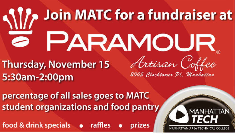 Paramour Coffee Fundraiser Manhattan Area Technical College