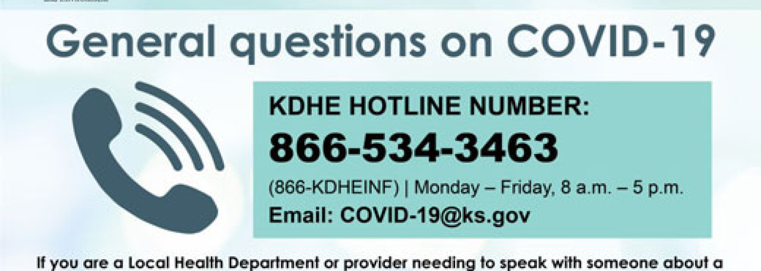 kdhe-hotline COVID-19 Image